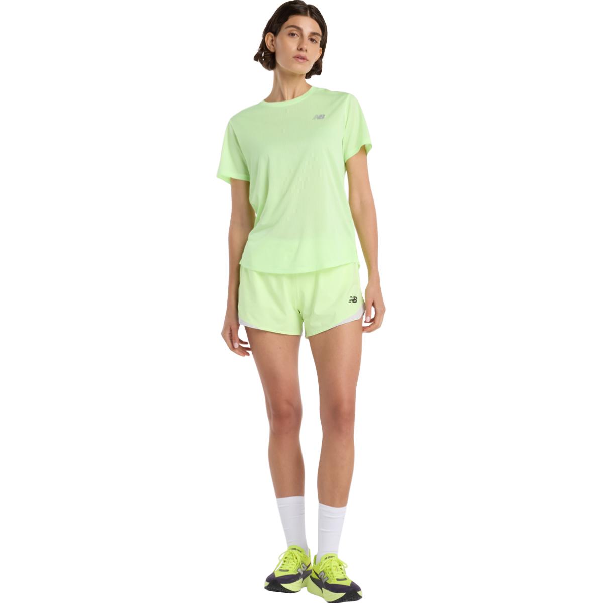 New Balance Athletics Løbe T-shirt Dame Green