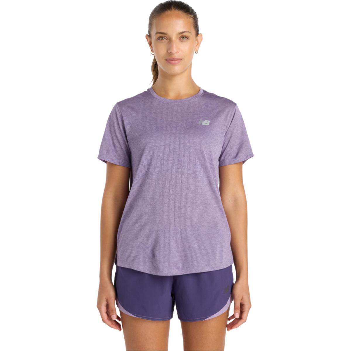 New Balance Athletics Løbe T-shirt Dame Purple