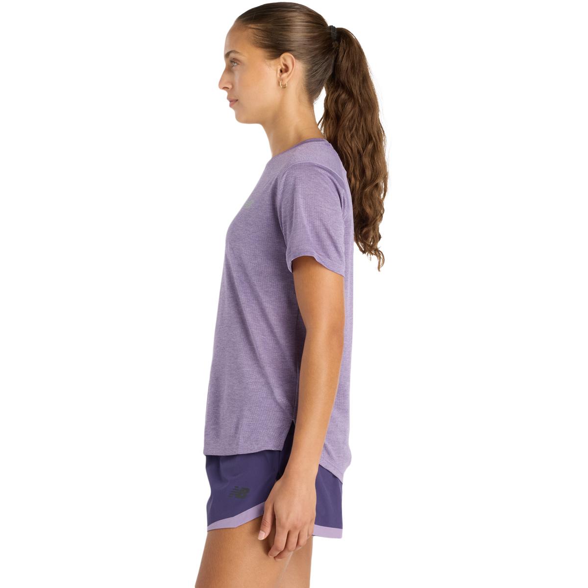 New Balance Athletics Løbe T-shirt Dame Purple
