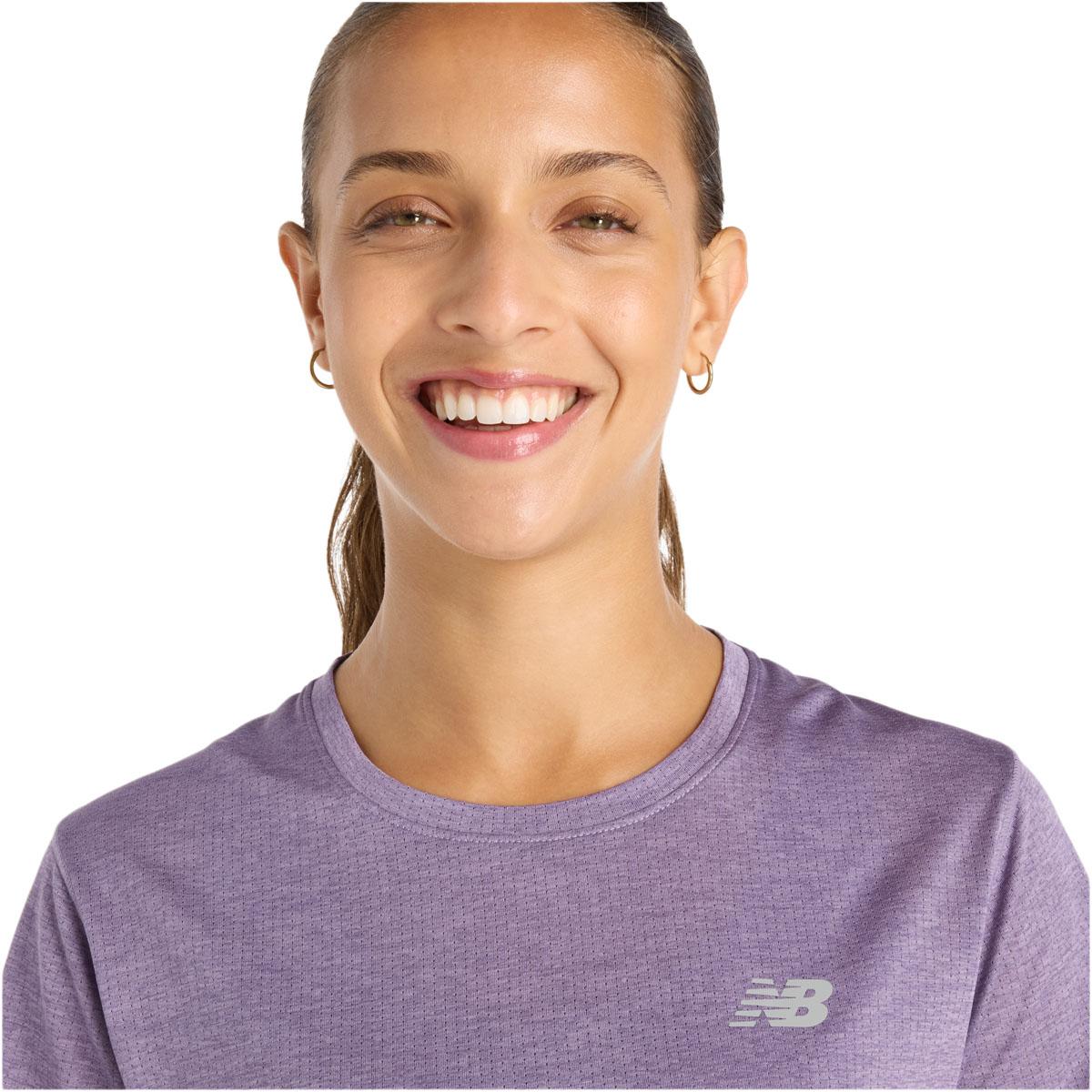 New Balance Athletics Løbe T-shirt Dame Purple