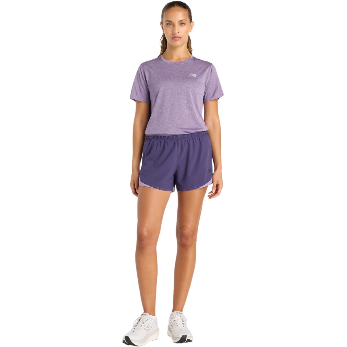 New Balance Athletics Løbe T-shirt Dame Purple