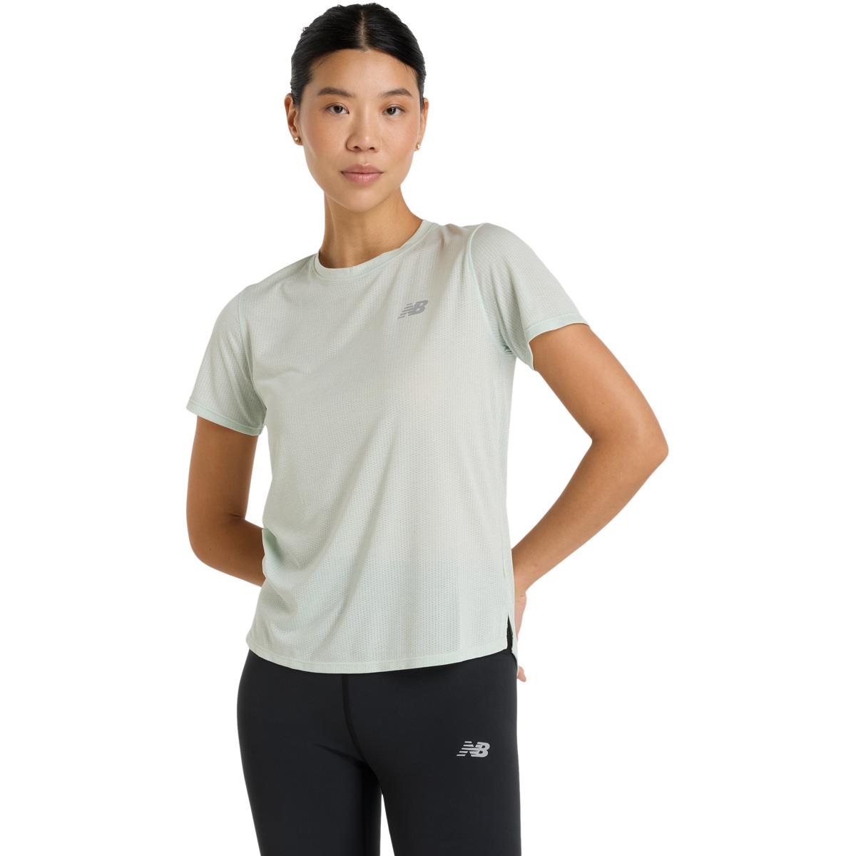 New Balance Athletics Løbe T-shirt Dame CLAY ASH HEATHER