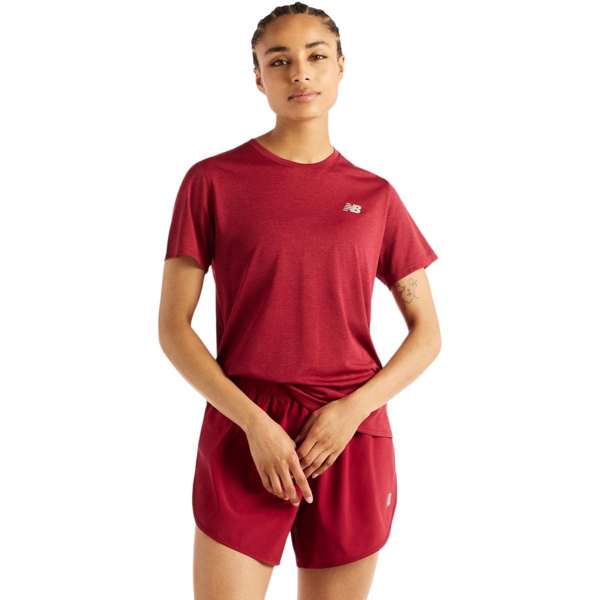 New Balance Athletics Løpe T-skjorte Dame PODIUM RED