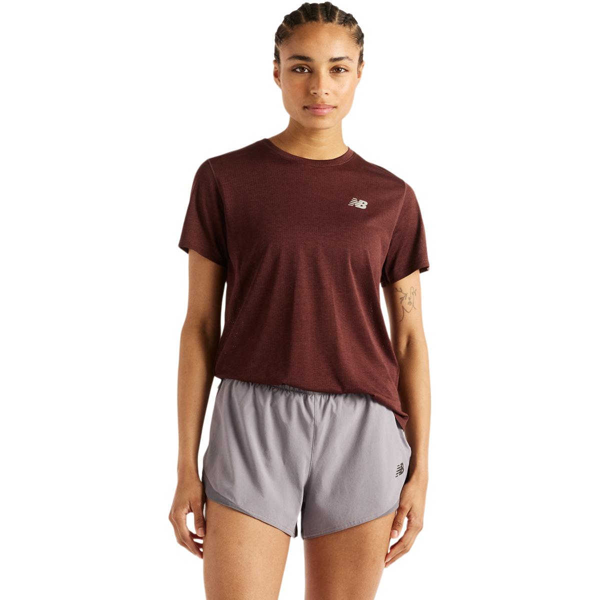 New Balance Athletics Løbe T-shirt Dame CHERRY LEATHER