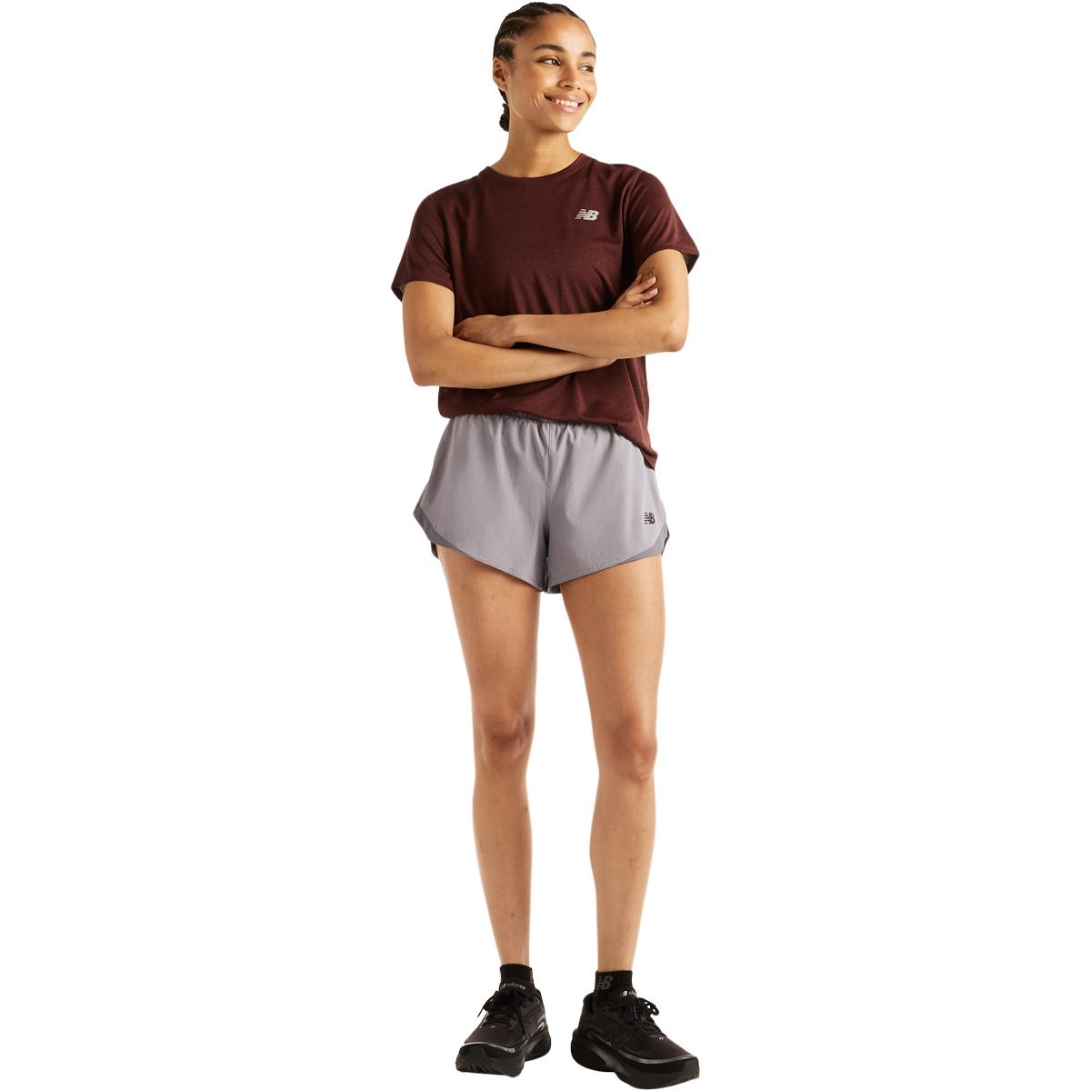 New Balance Athletics Løbe T-shirt Dame CHERRY LEATHER