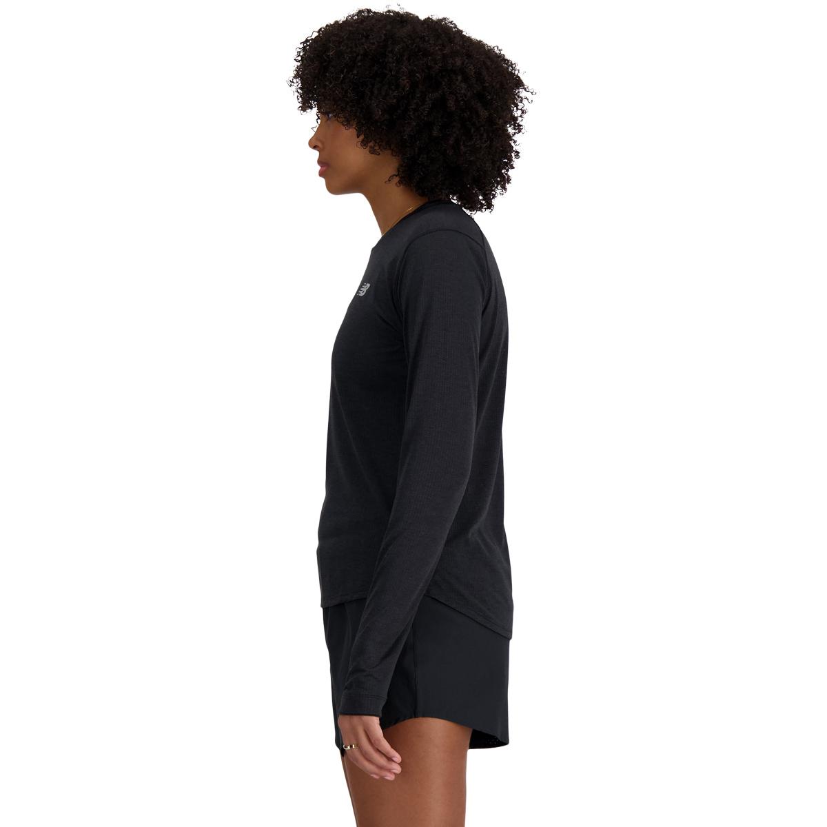 New Balance Athletics Langærmet Løbe T-shirt Dame BKHEATHR