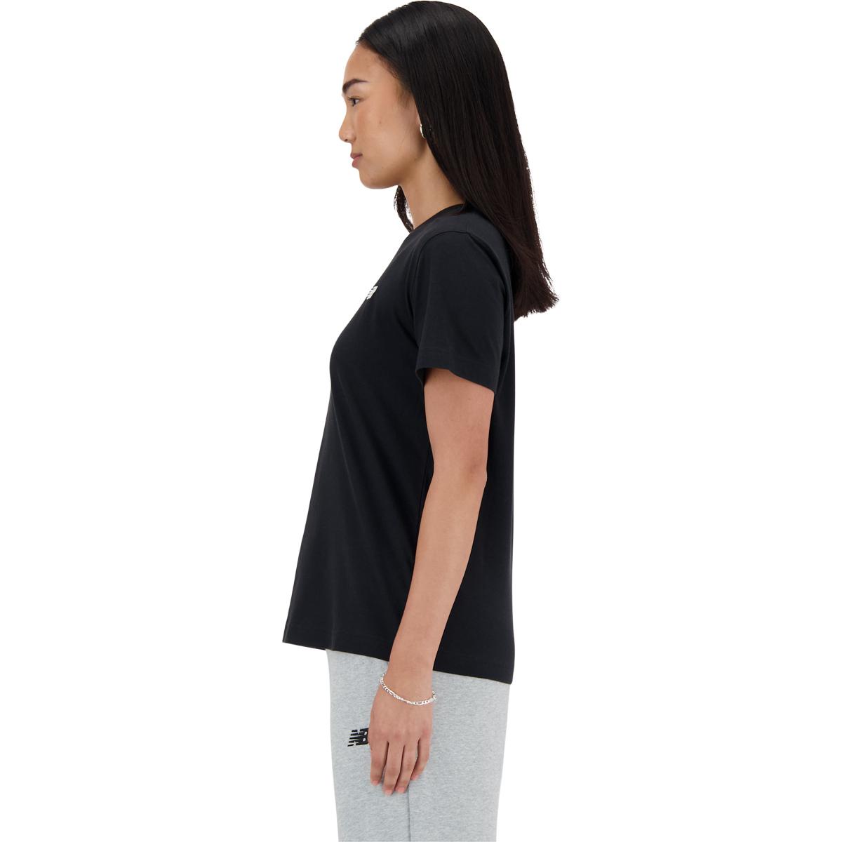 New Balance Jersey Small Logo T-shirt Dame Black