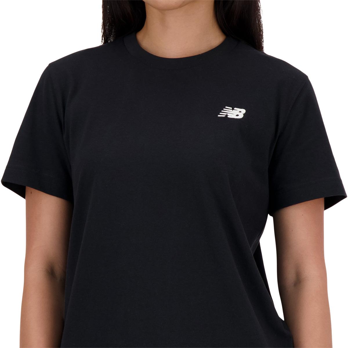 New Balance Jersey Small Logo T-shirt Dame Black