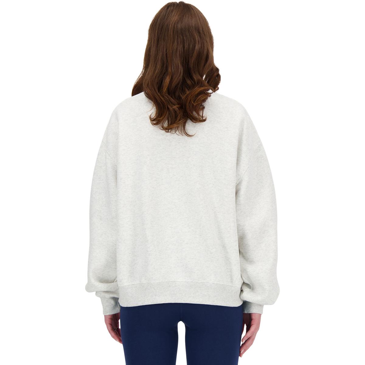 New Balance Small Logo Crew Sweatshirt Dame ASH HEATHER