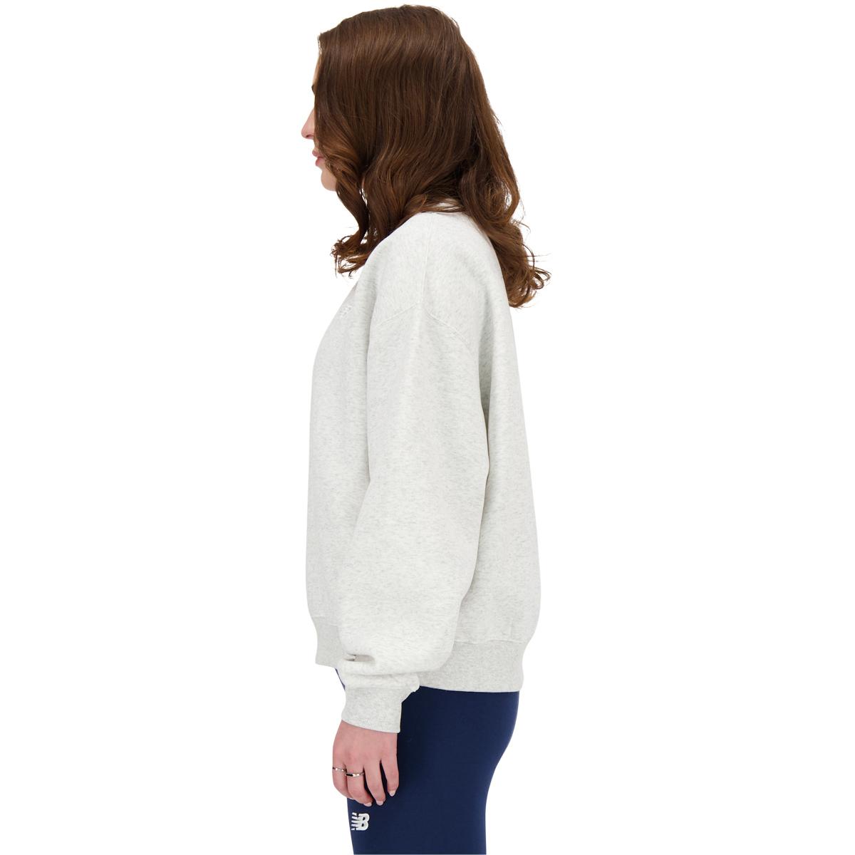 New Balance Small Logo Crew Sweatshirt Dame ASH HEATHER