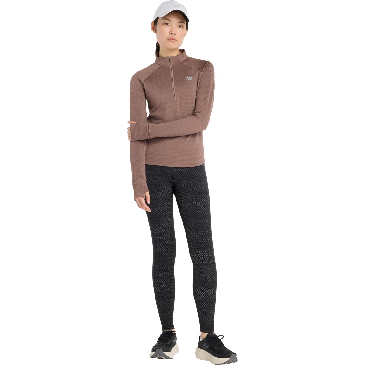New Balance Athletics Heat Grid Half Zip Træningstrøje Dame Rosa
