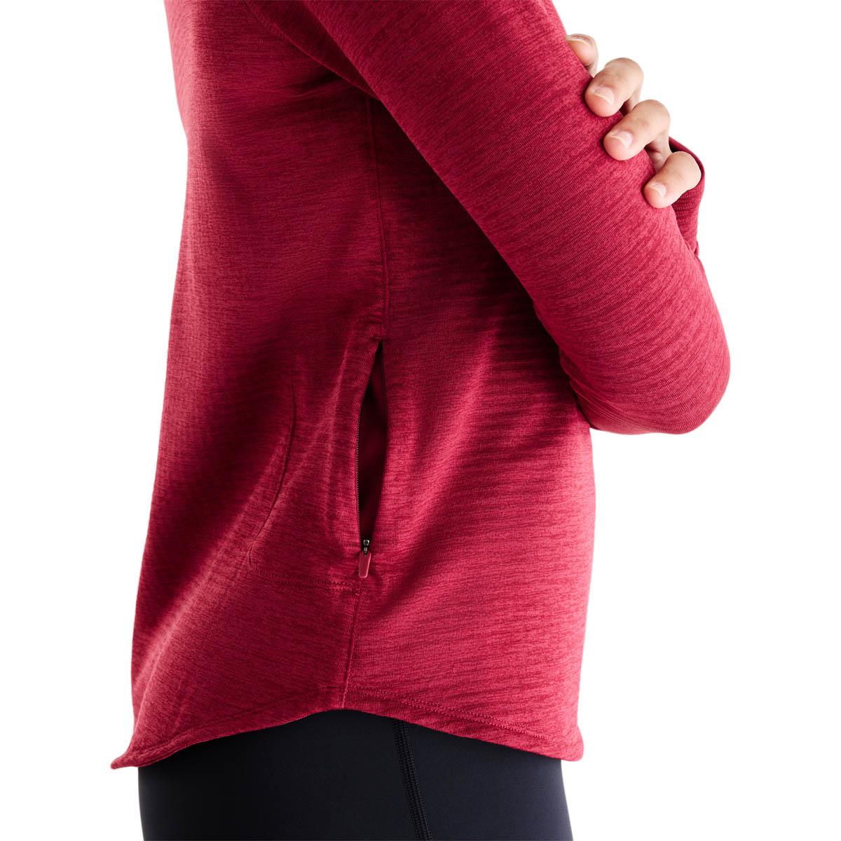 New Balance Athletics Heat Grid Half Zip Treningstrøye Dame PODIUM RED
