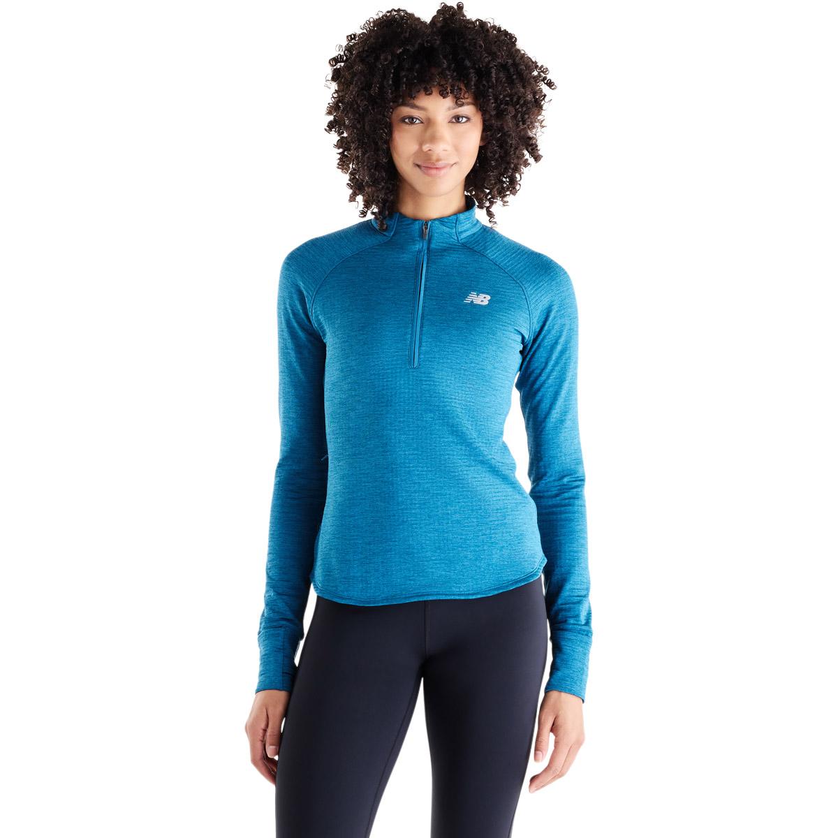 New Balance Athletics Heat Grid Half Zip Træningstrøje Dame STREAMSONG