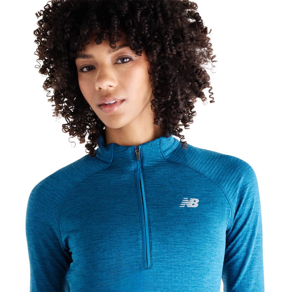 New Balance Athletics Heat Grid Half Zip Træningstrøje Dame STREAMSONG
