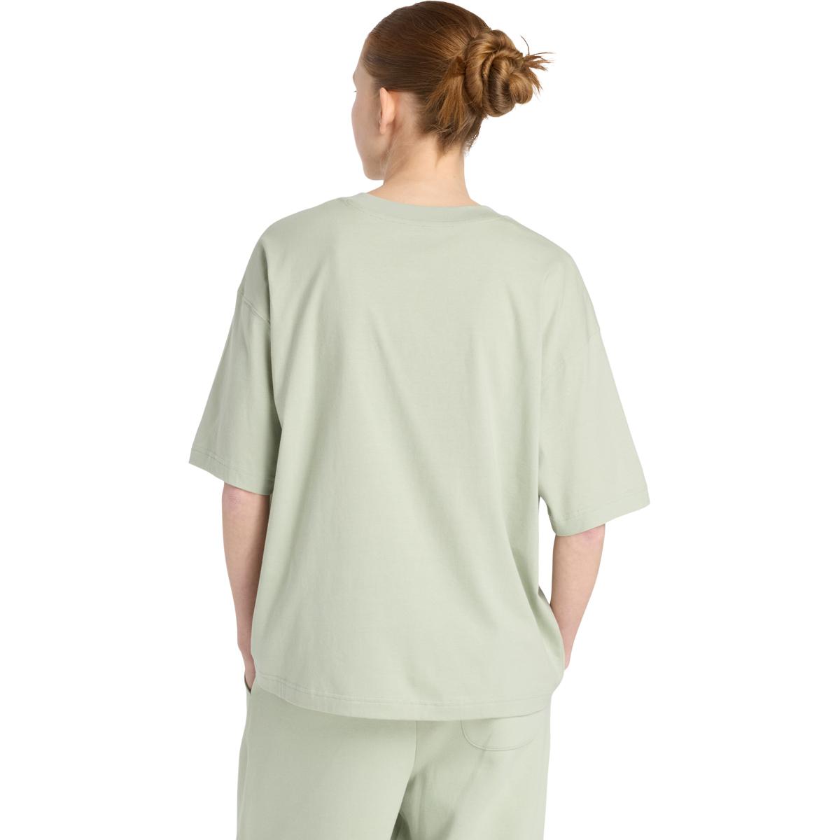 New Balance Linear Heritage Oversized T-shirt Dame Green