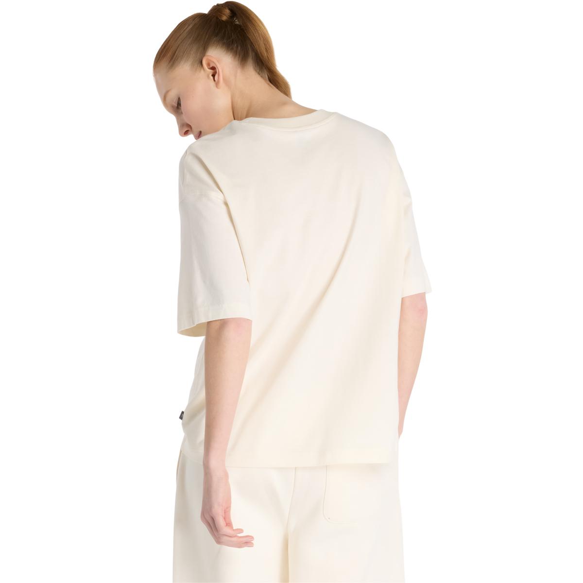 New Balance Linear Heritage Oversized T-shirt Dame White