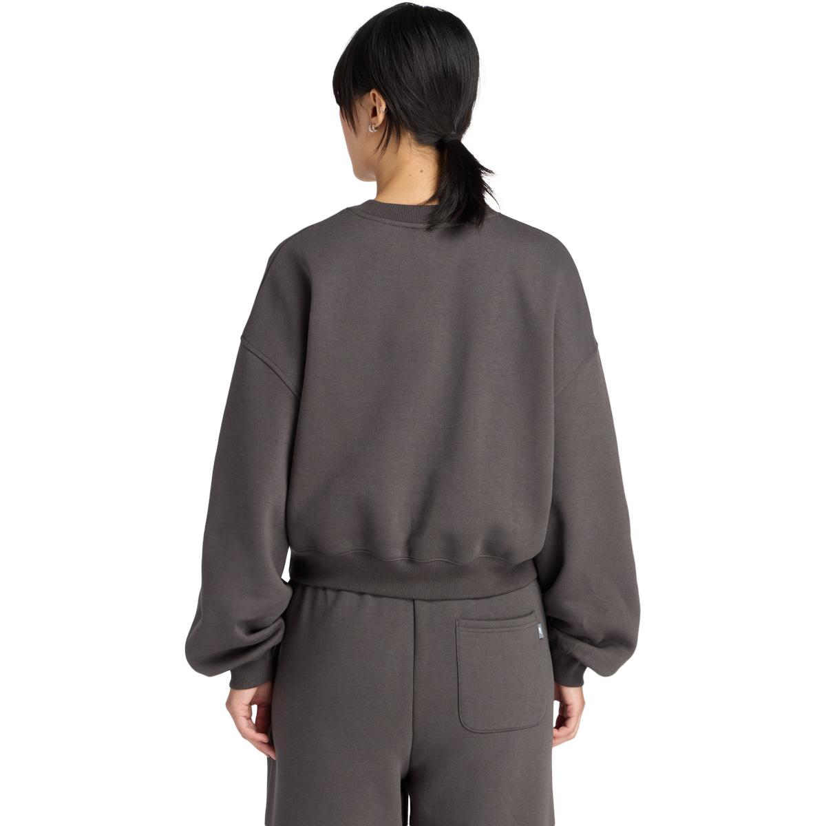 New Balance Linear Heritage Crew Sweatshirt Dame Grey
