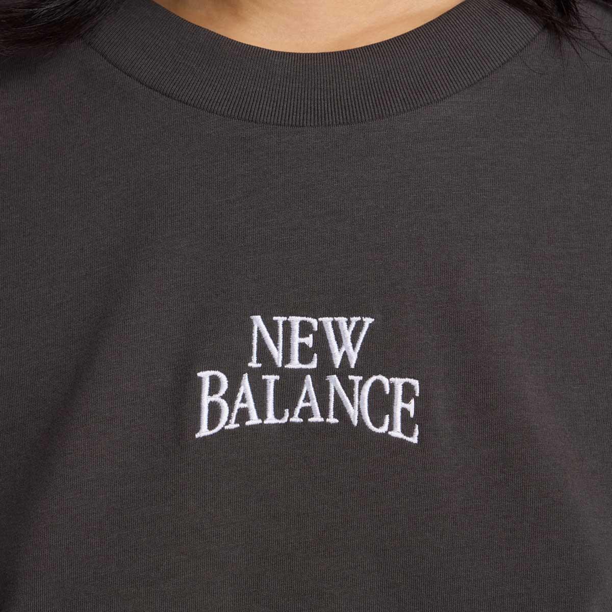 New Balance Linear Heritage Raglan T-shirt Dame Black