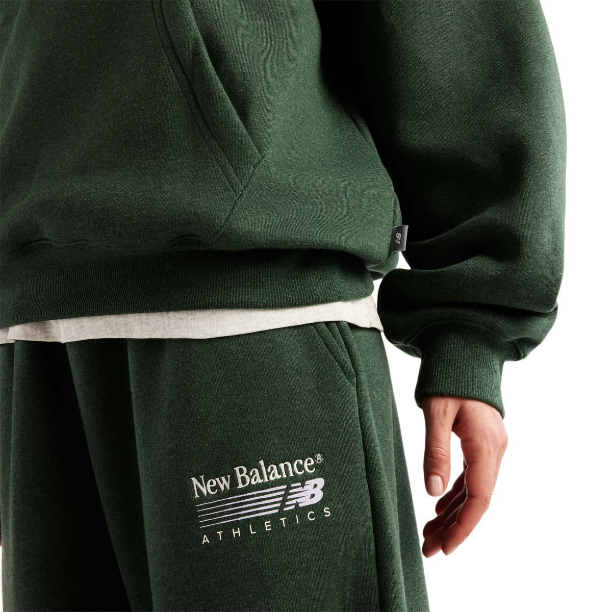 New Balance Trackside Hættetrøje Dame NORDIC GREEN HEATHER