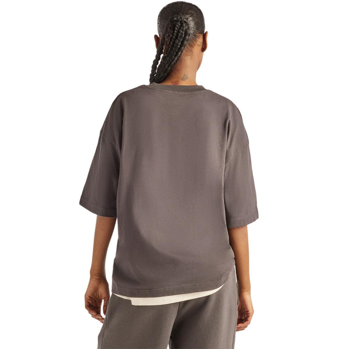 New Balance Trackside Oversized T-shirt Dame BLACK CEMENT