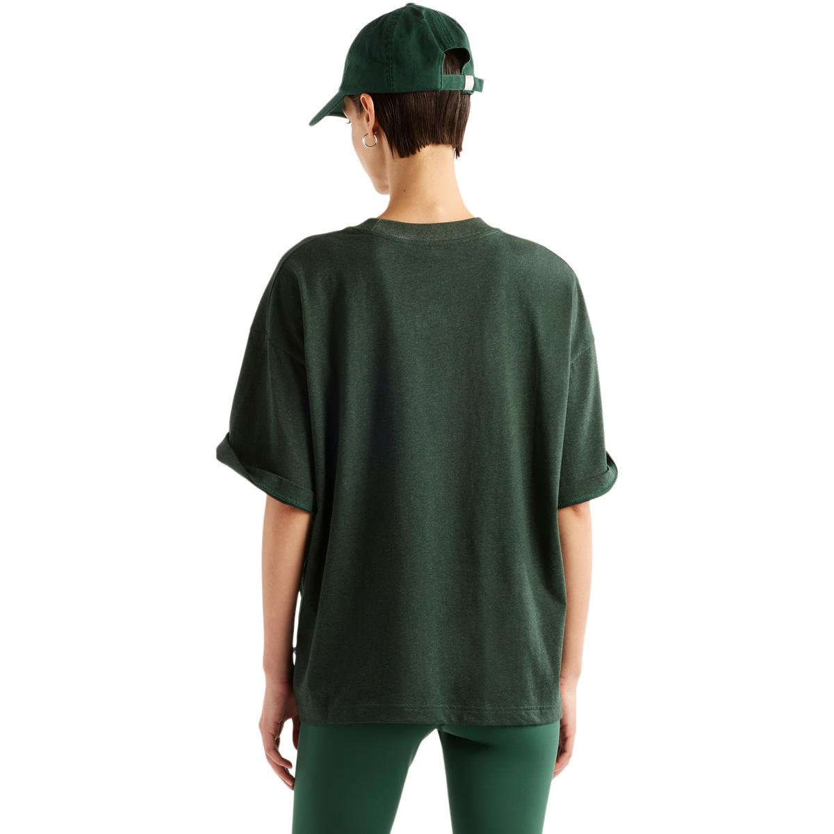 New Balance Trackside Oversized T-skjorte Dame NORDIC GREEN HEATHER