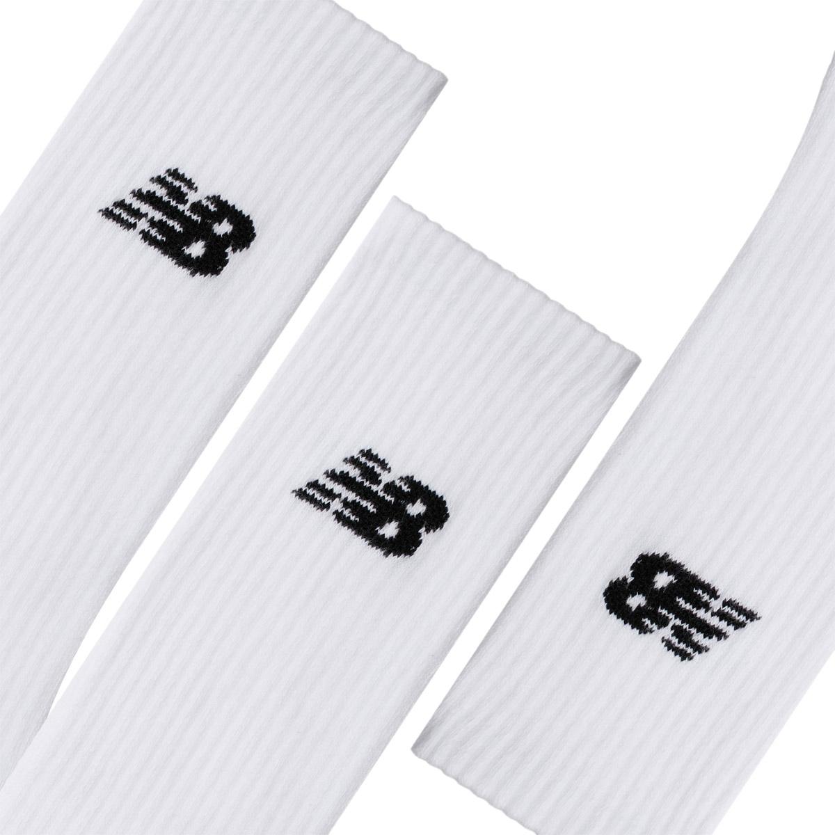 New Balance Everyday Crew 3-Pack Strømper WT/RED