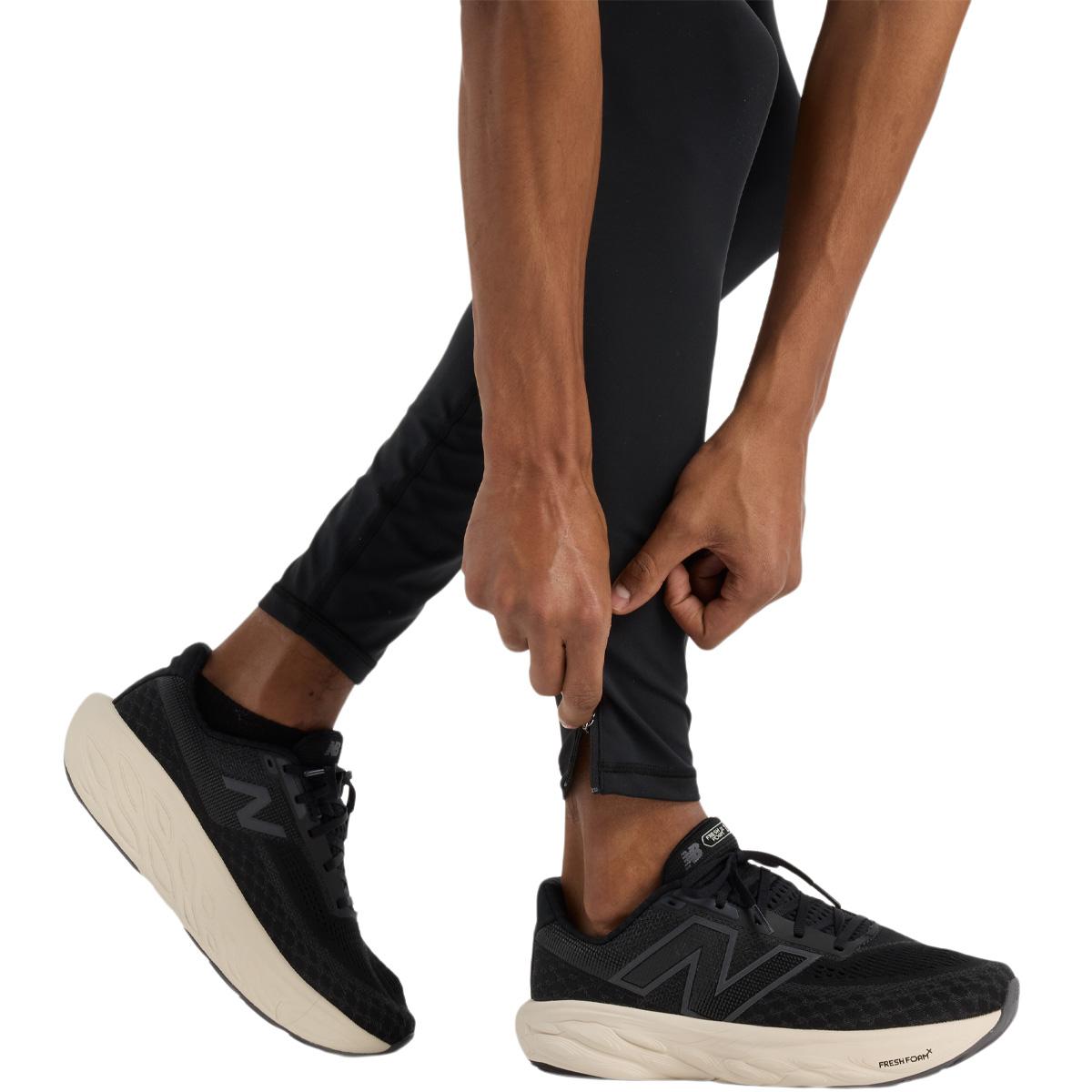 New Balance Sleek Pocket Løpetights Herre Black