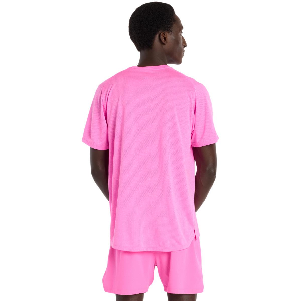 New Balance Athletics Run Løbe T-shirt Herre Pink