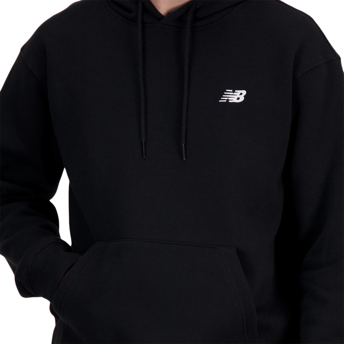 New Balance Small Logo French Terry Hættetrøje Herre Black
