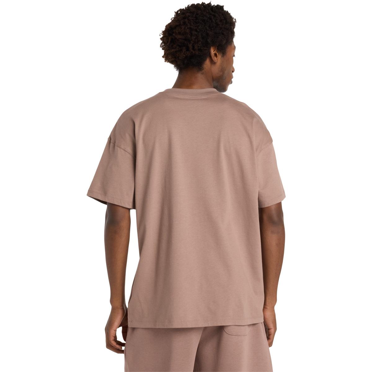New Balance Linear Graphic T-shirt Herre Brown