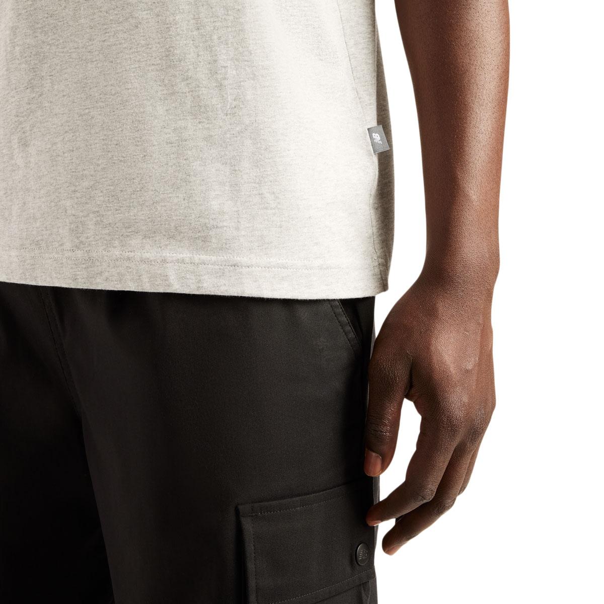 New Balance Woven Label T-shirt Herre ATHLETIC GREY/MULTI