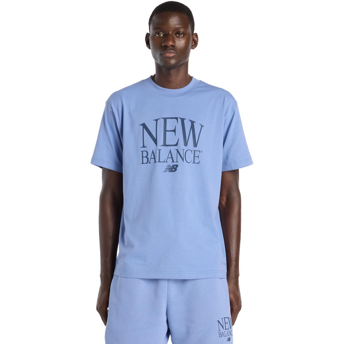 New Balance Reimagined Graphic T-skjorte Herre Light Blue