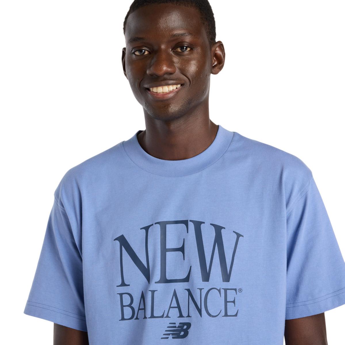 New Balance Reimagined Graphic T-skjorte Herre Light Blue