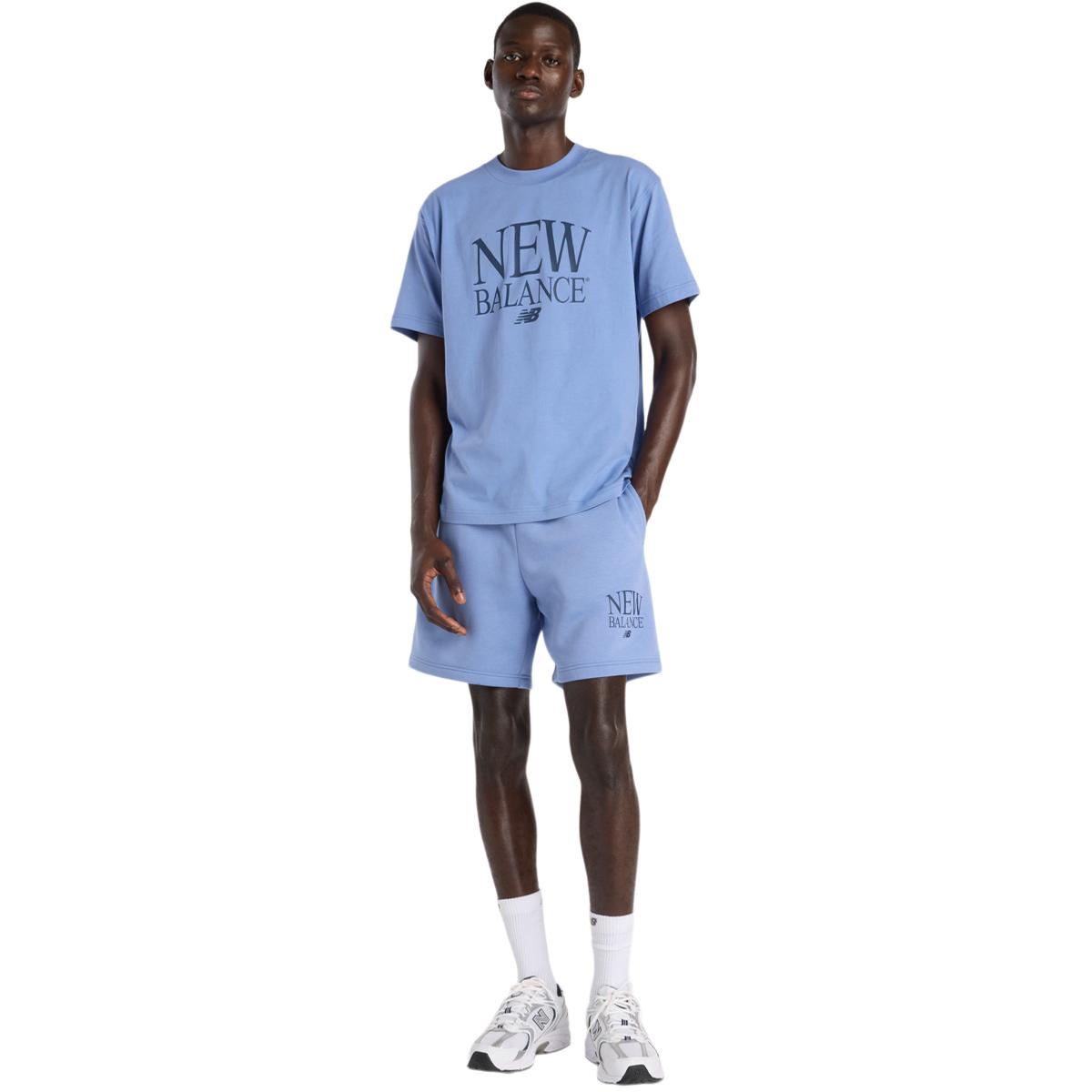 New Balance Reimagined Graphic T-skjorte Herre Light Blue