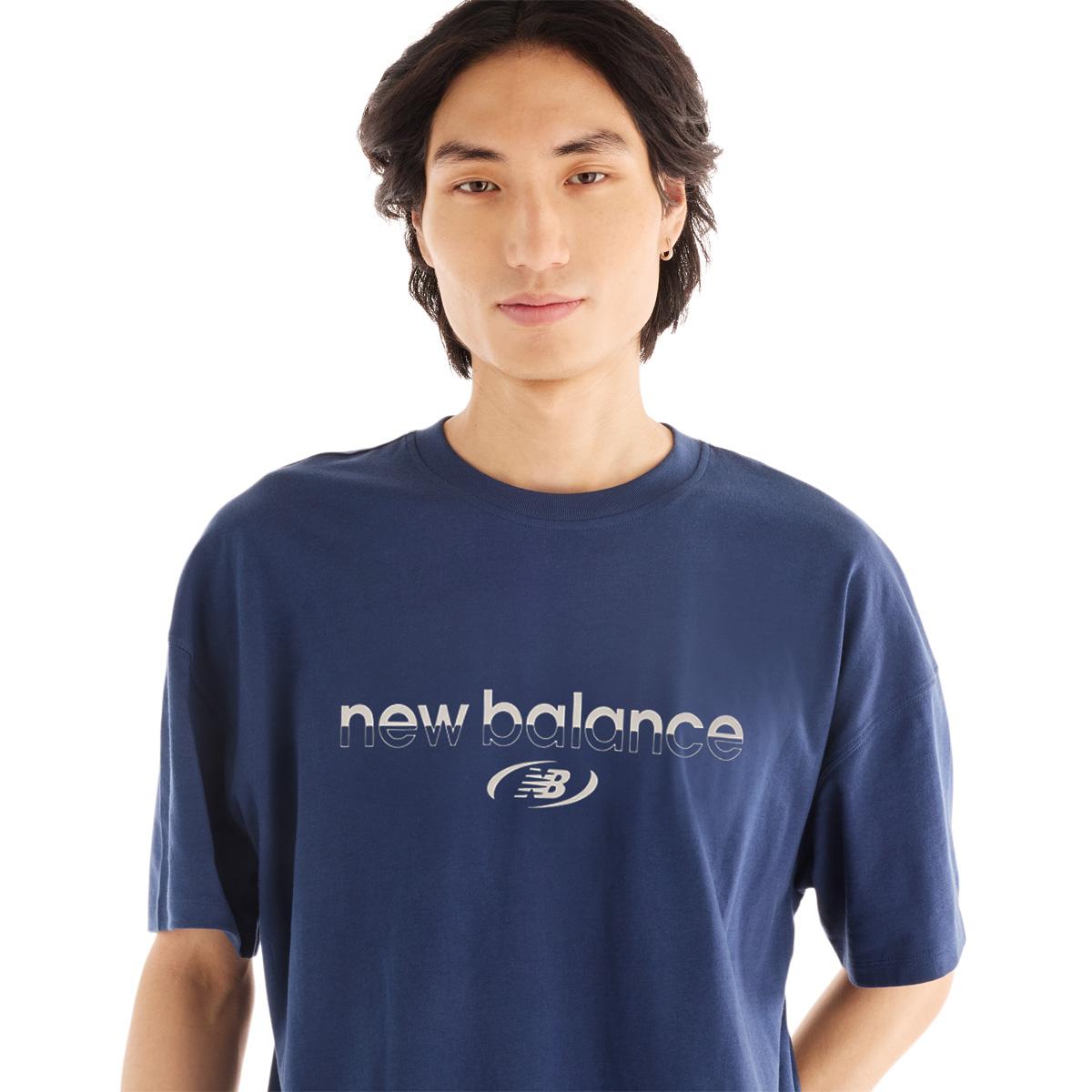 New Balance Trackside T-shirt Herre NB NAVY