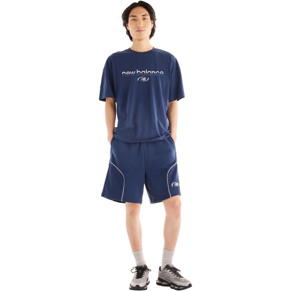 New Balance Trackside T-shirt Herre NB NAVY