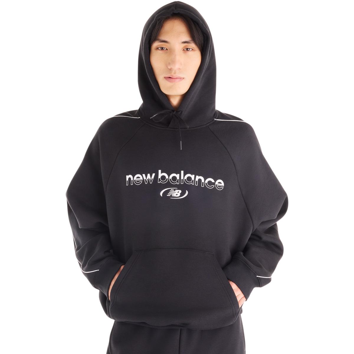 New Balance Trackside Hættetrøje Herre BLACK