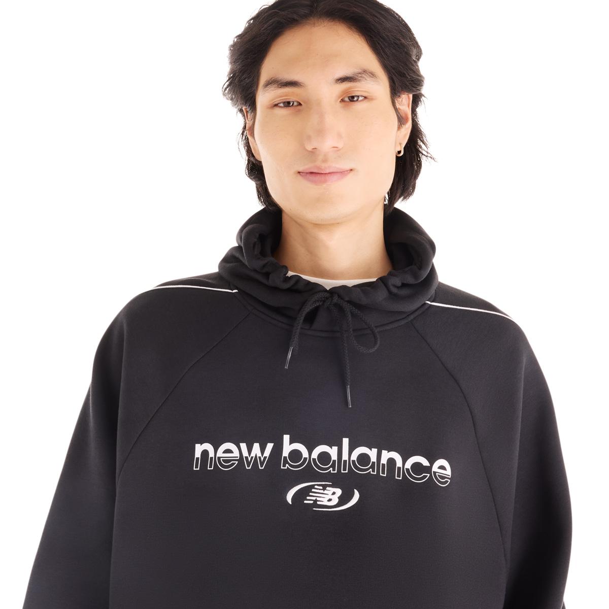 New Balance Trackside Hættetrøje Herre BLACK