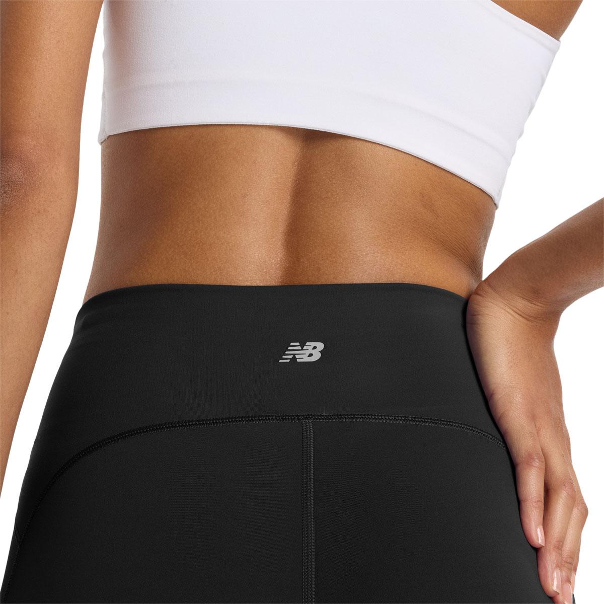 New Balance Sleek Pocket High Waist Træningstights Dame Black