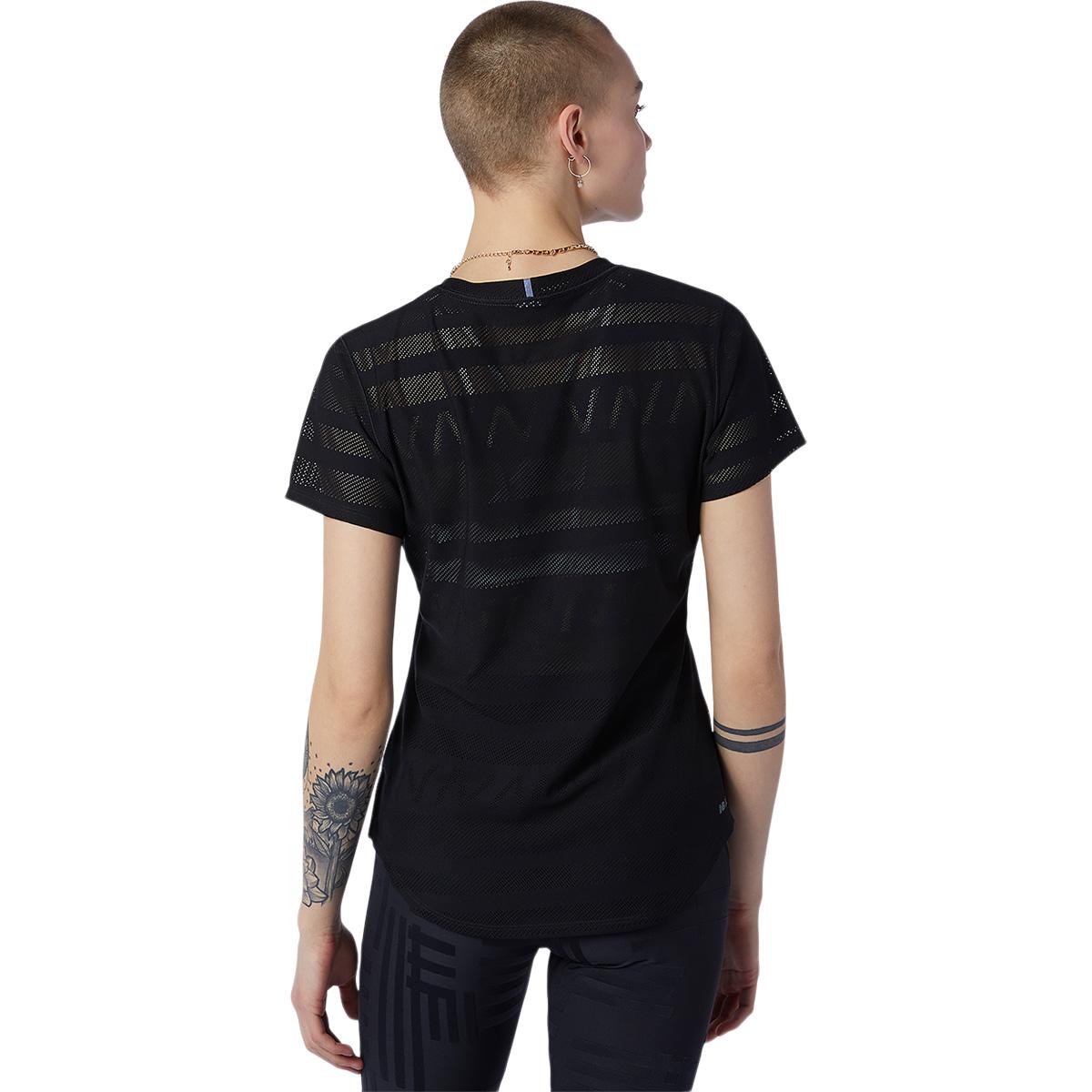 New Balance Q Speed Jacquard Løbe T-shirt Dame Black