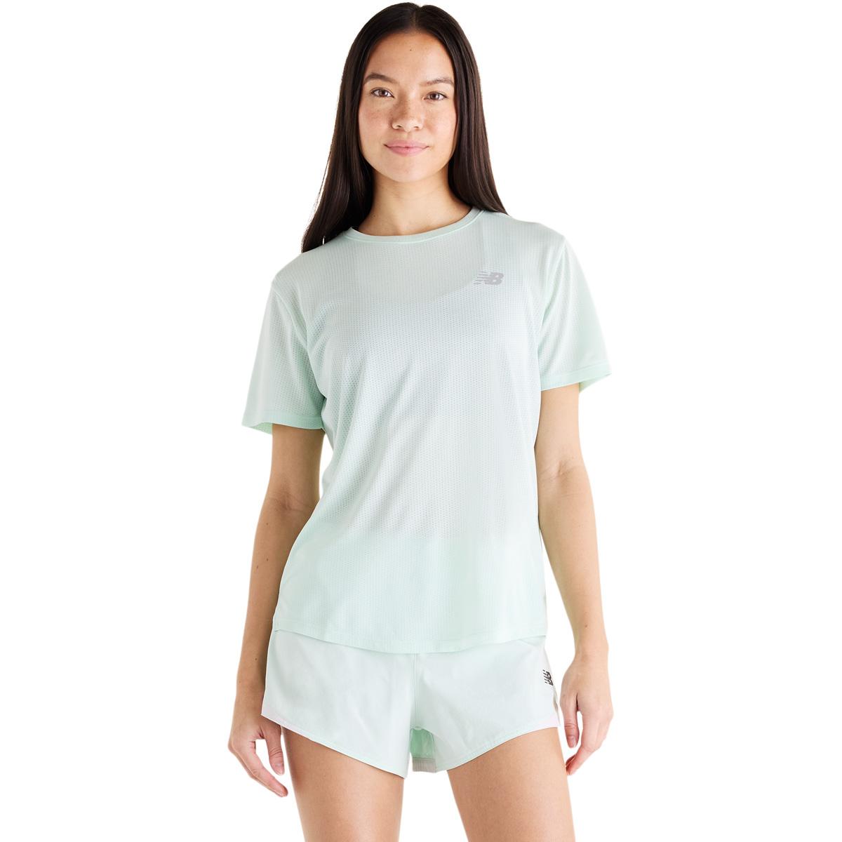 New Balance Athletics Løbe T-shirt Dame Lysblå