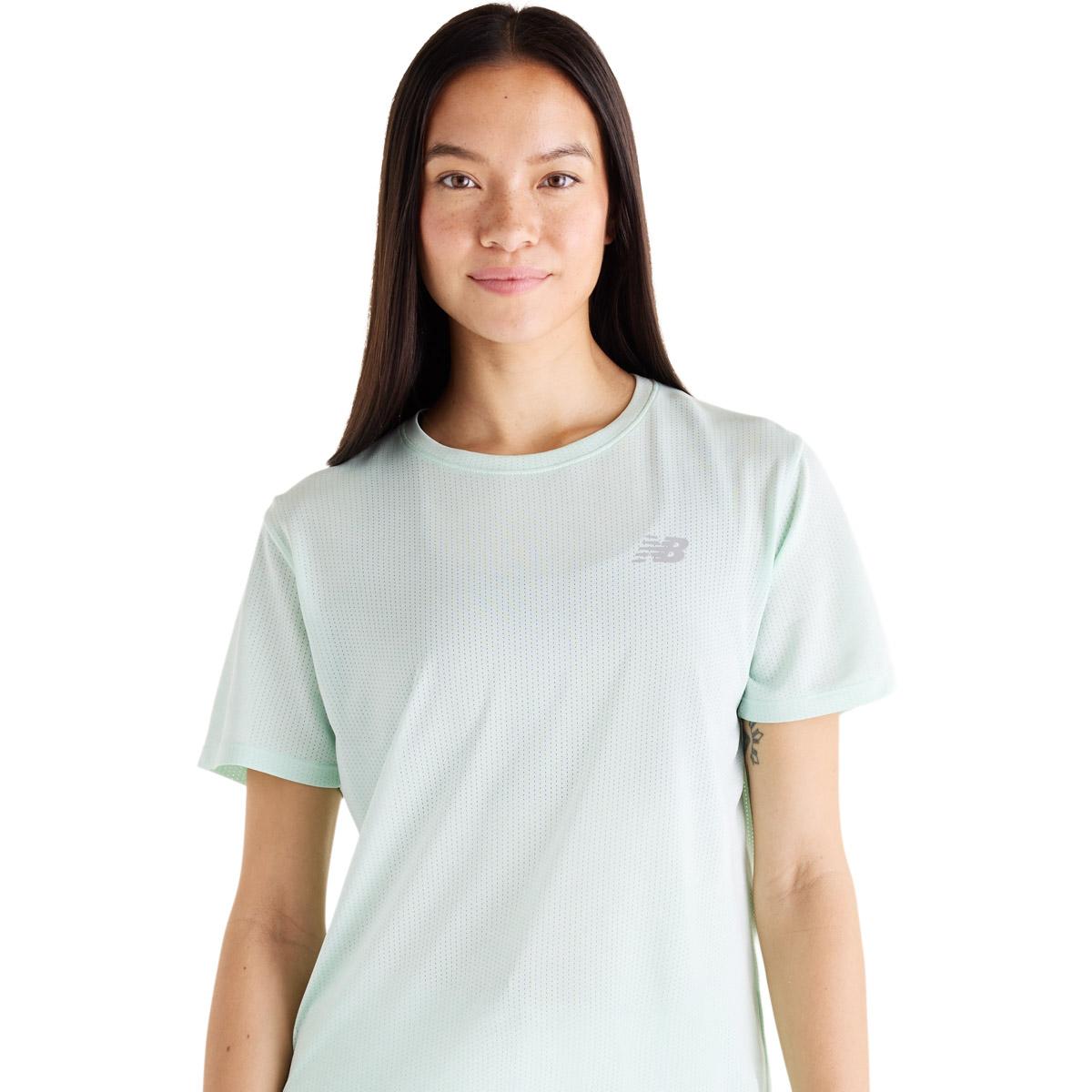 New Balance Athletics Løbe T-shirt Dame Lysblå