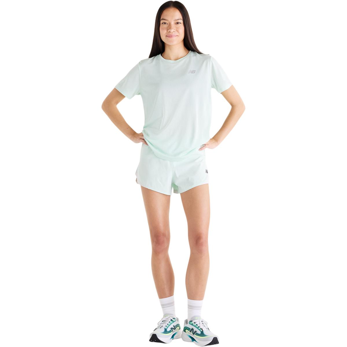 New Balance Athletics Løbe T-shirt Dame Lysblå
