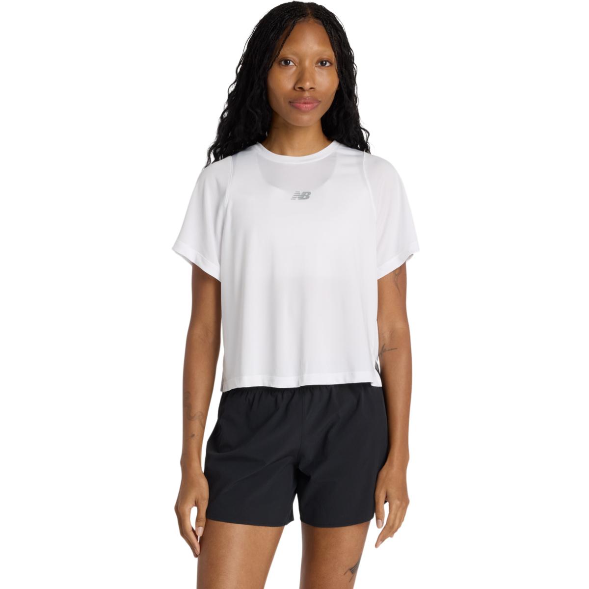 New Balance Infinity Propel Løbe T-shirt Dame White