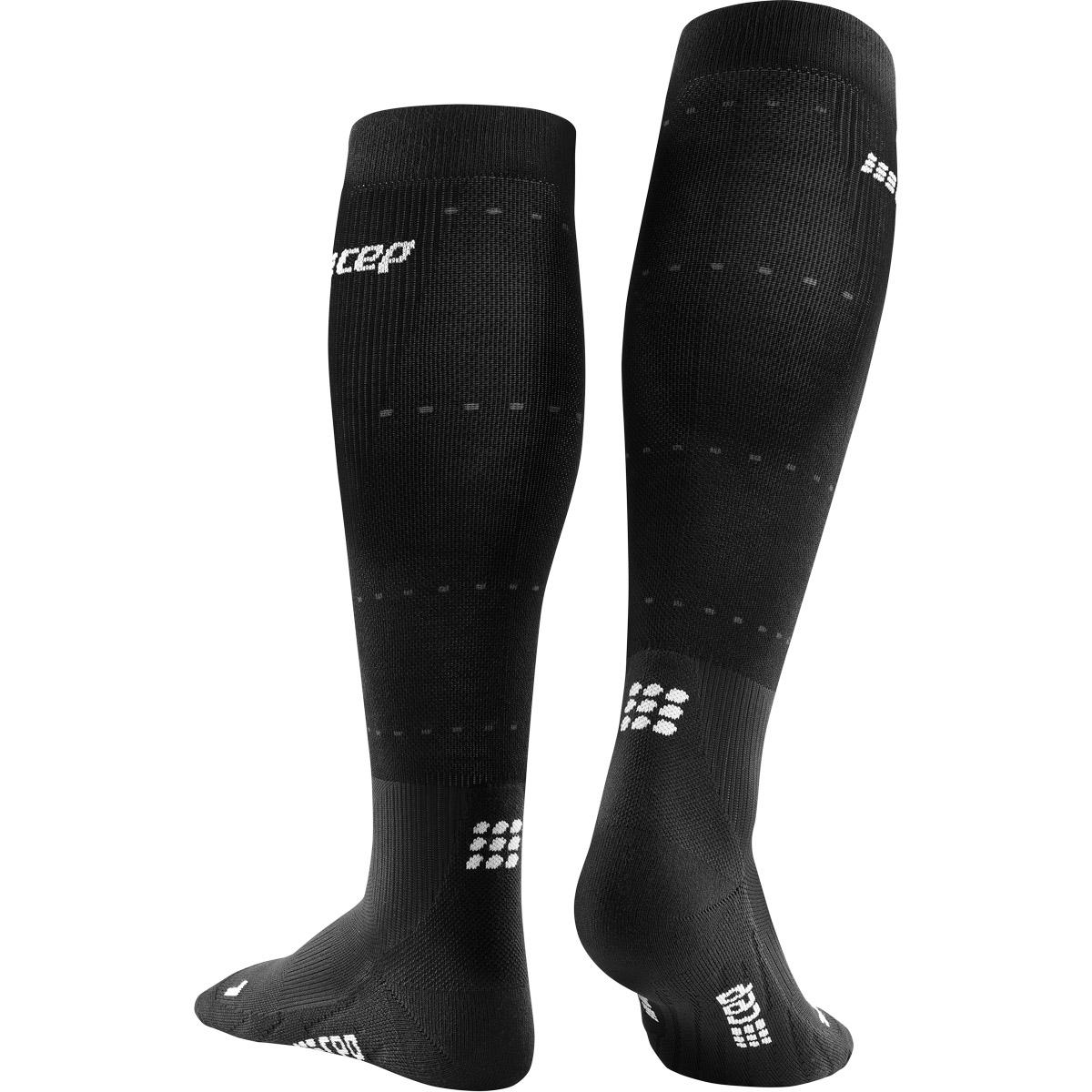 CEP Infrared Recovery Kompressionsløbestrømper Herre black/black