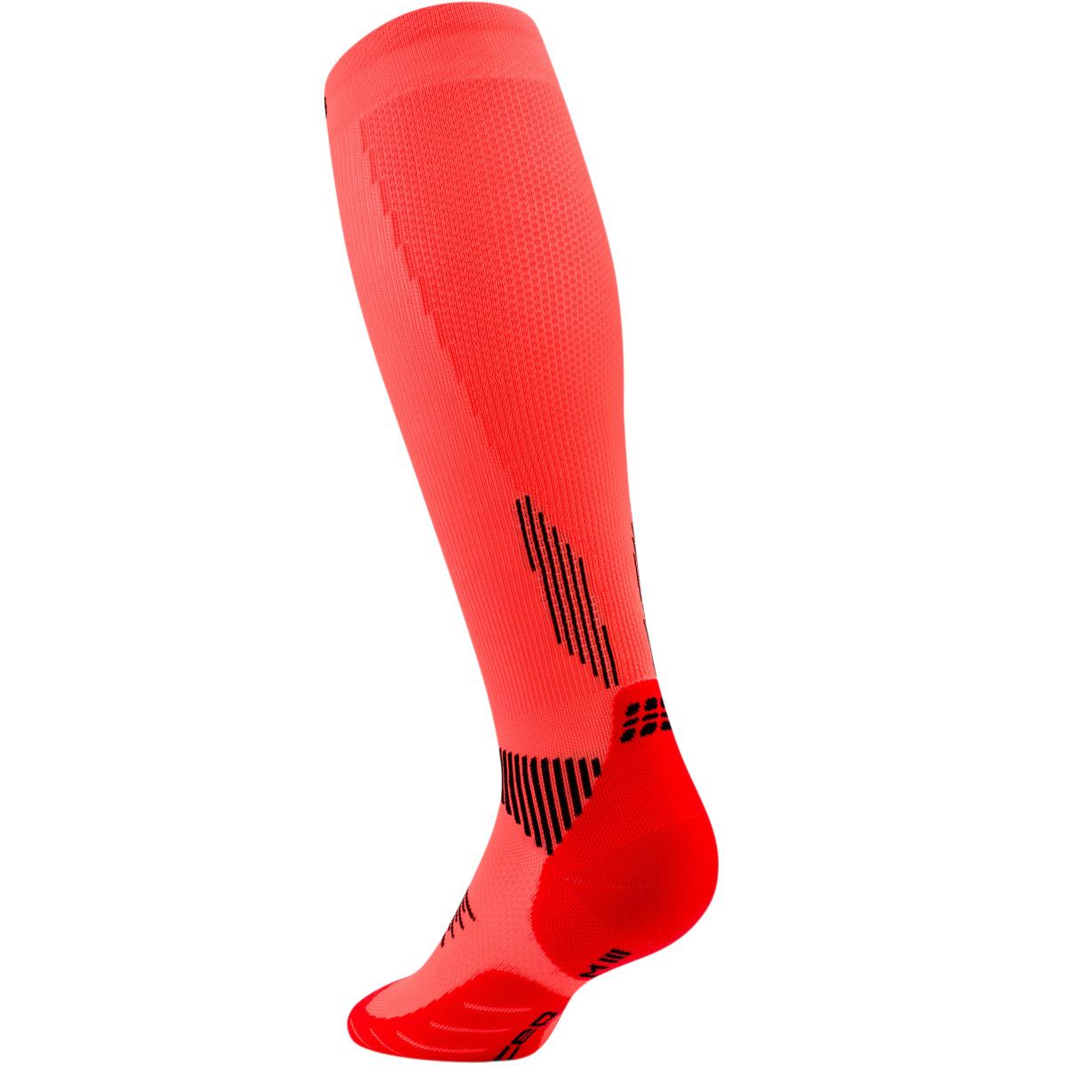 CEP Run 5.0 Kompressionsløbestrømper Dame neon coral
