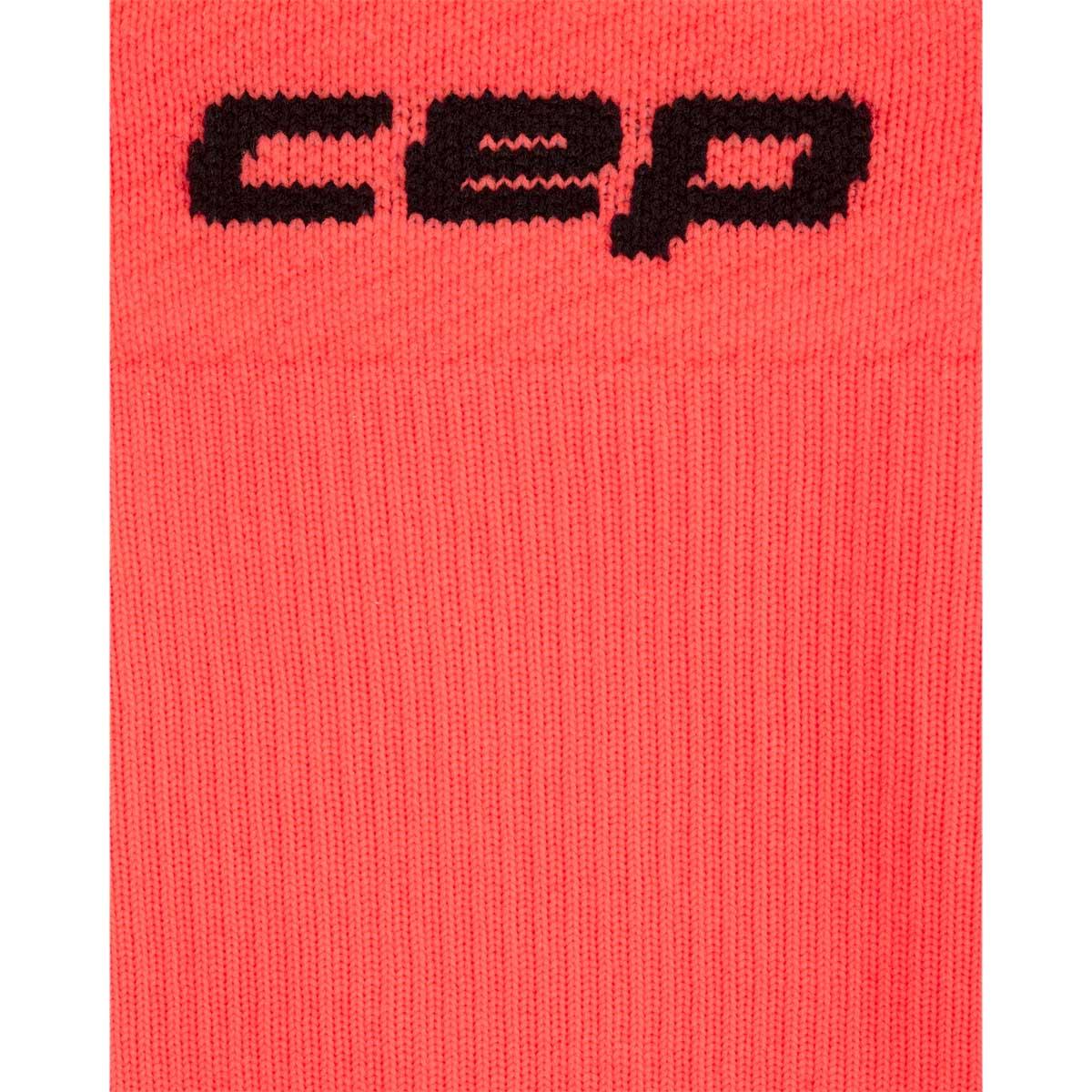 CEP Run 5.0 Kompressionsløbestrømper Dame neon coral