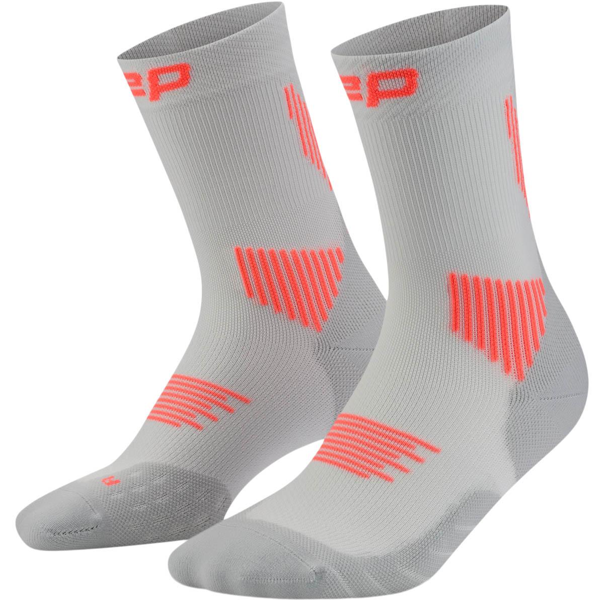 CEP Run Mid Cut 5.0 Løpesokker Dame grey