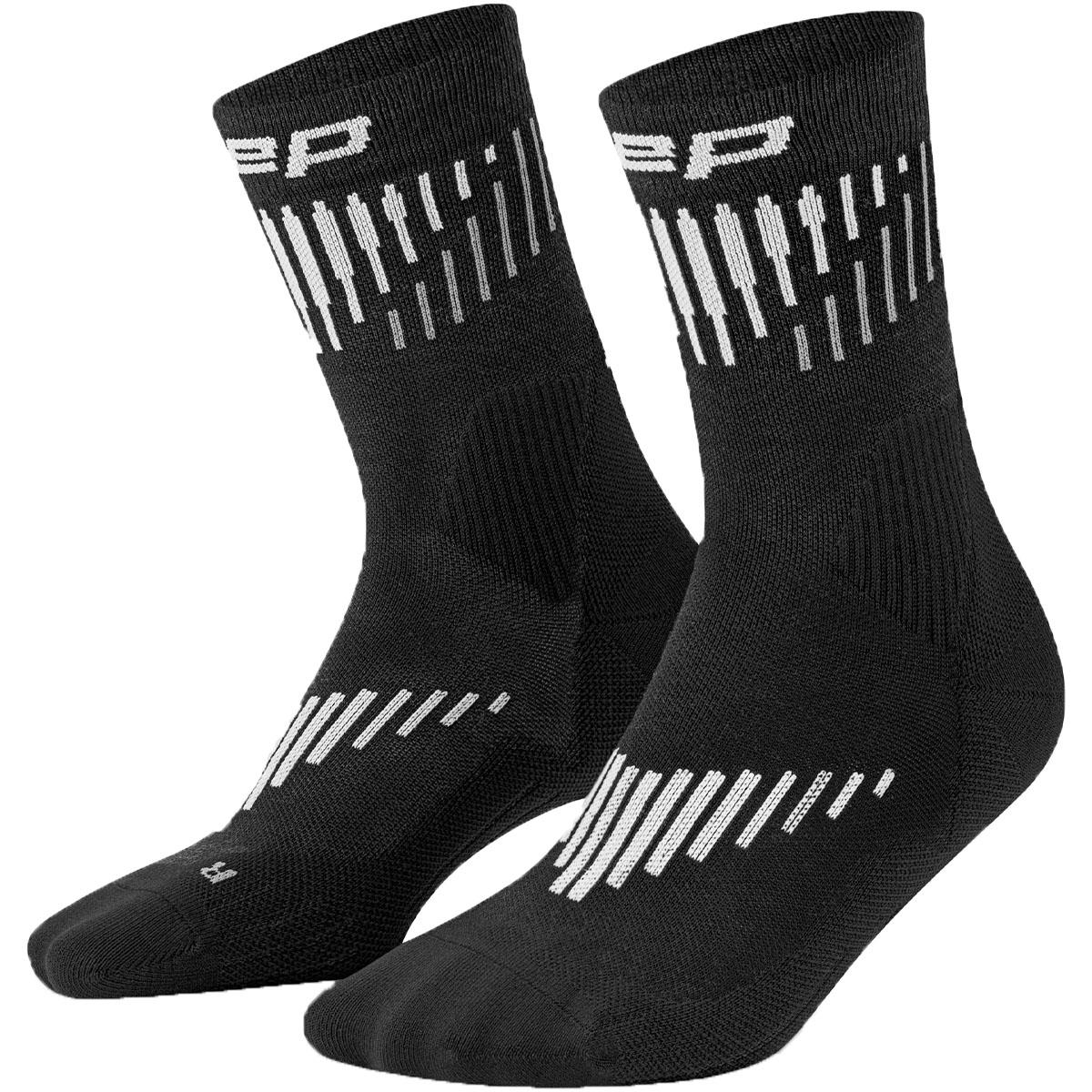 CEP Core Run Merino Løpesokker Dame black/white