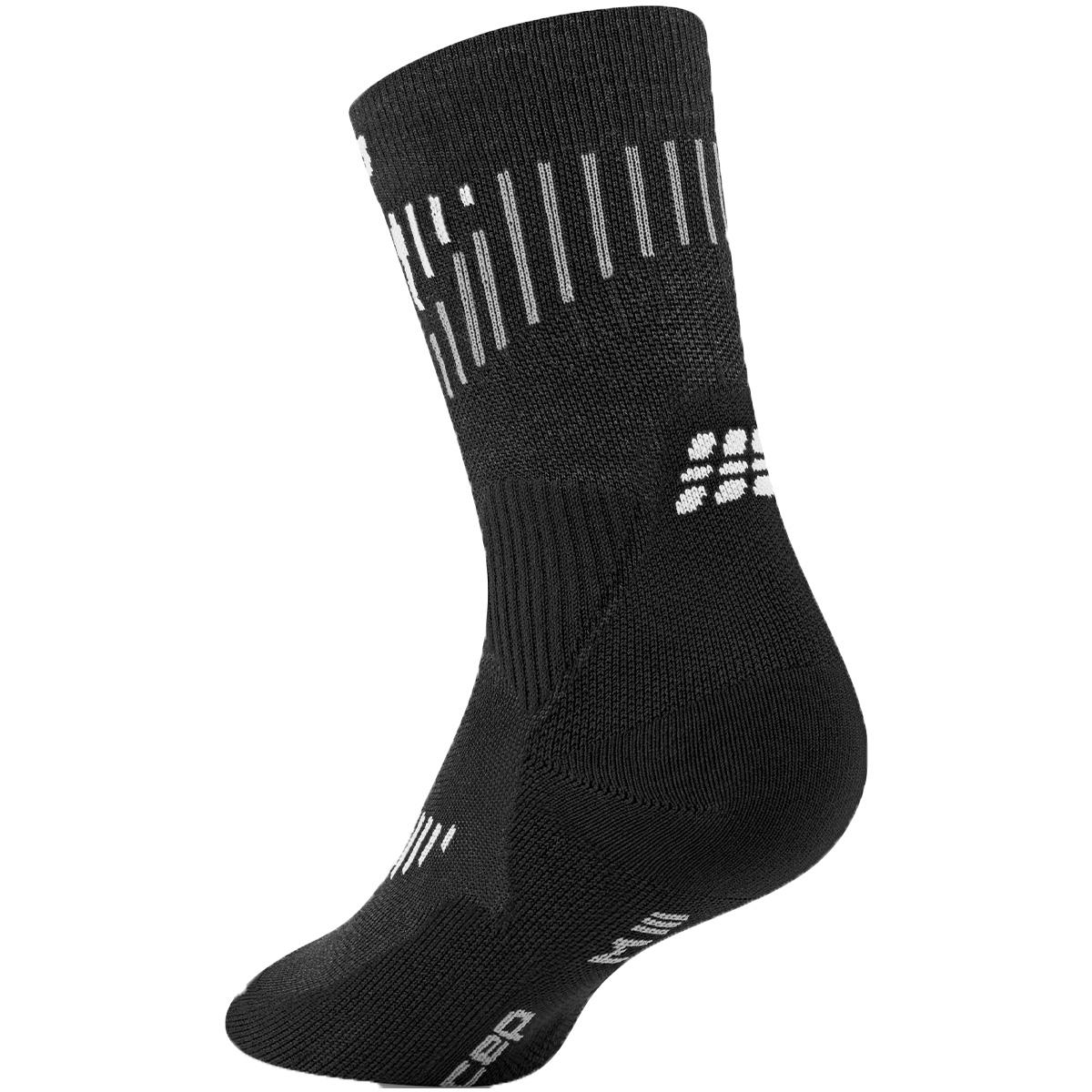 CEP Core Run Merino Løpesokker Dame black/white